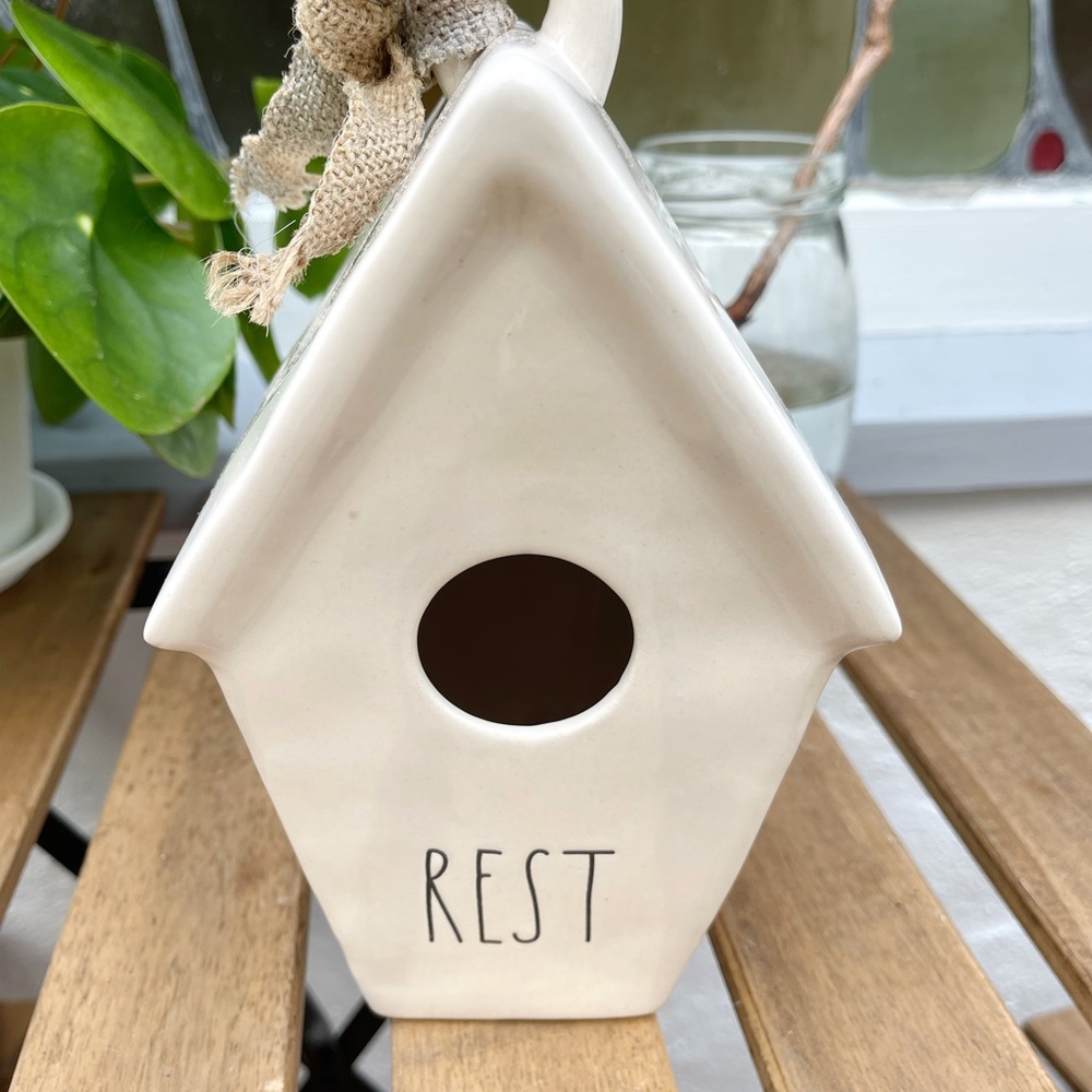 Rae Dunn REST birdhouse - Picture 4 of 4